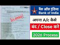 Bank of india A/c बंद कैसे करें | how to close bank of india account | boi account closer formfillup