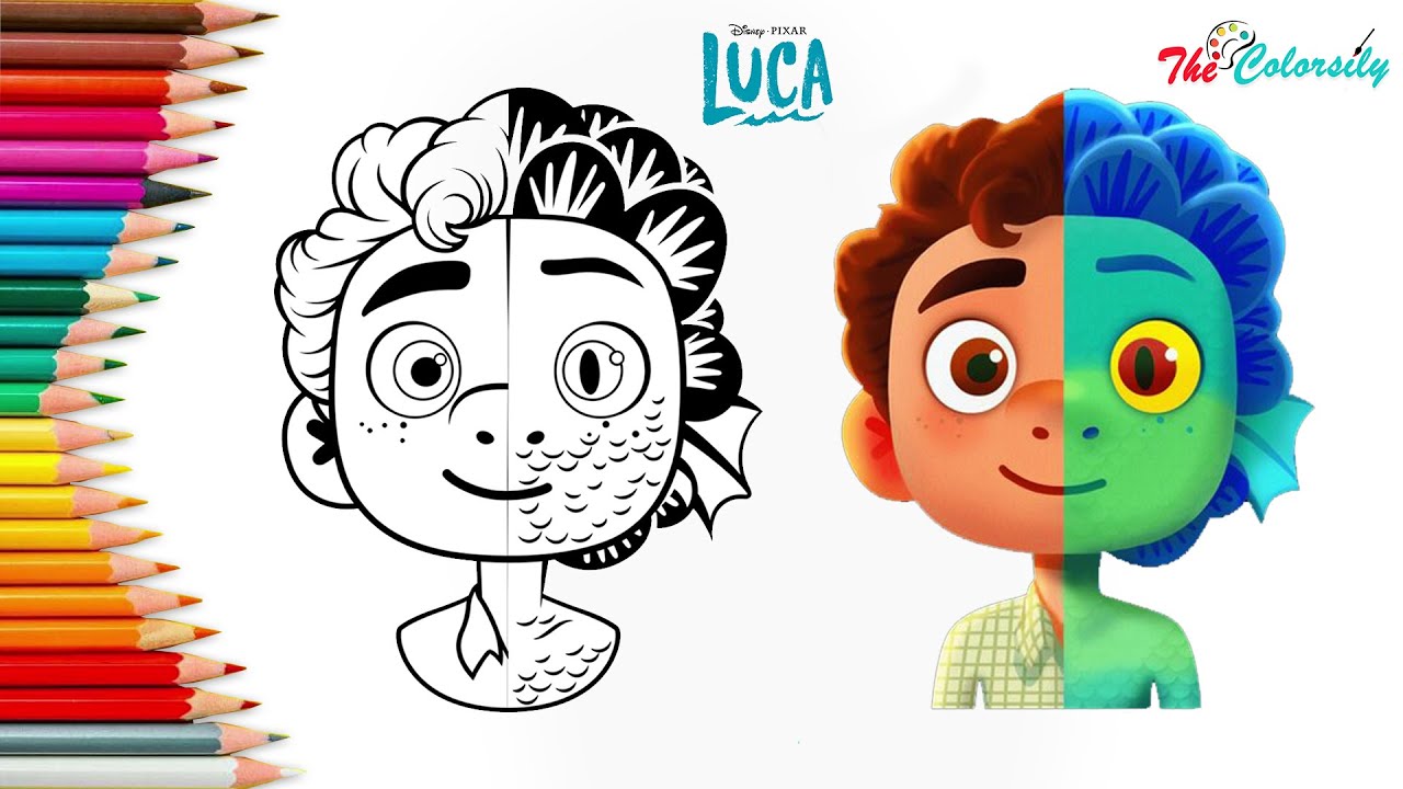 How To Draw Luca Paguro Sea Monster - Easy Step By Step Sea