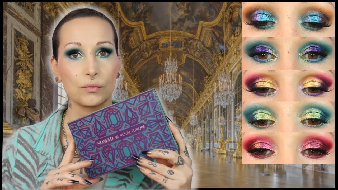 👑I FEEL LIKE ROALTY!! Nomad Cosmetics Royal Europe | 5 Looks👑