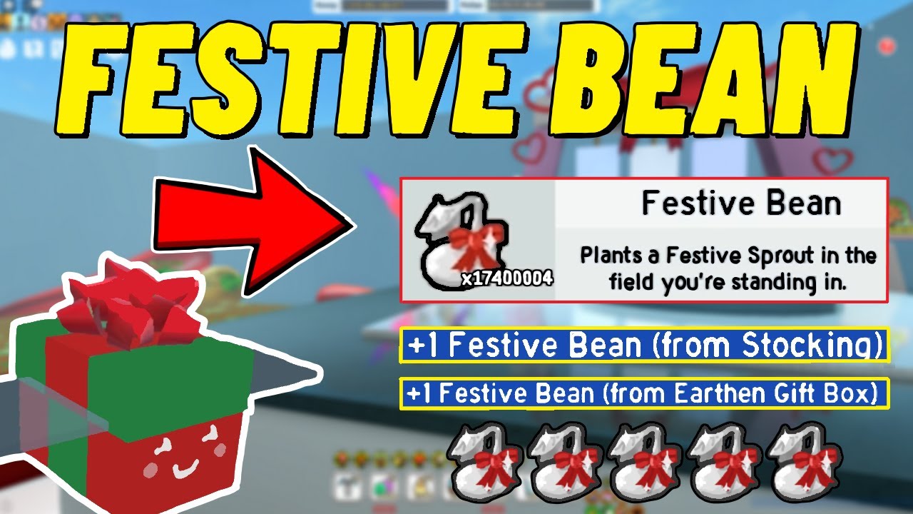 how-to-get-festive-beans-easy-all-methods-roblox-bee-swarm-simulator-youtube