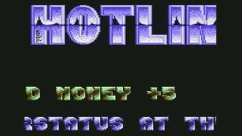 Hotline - Blood Money [C64 Intro]