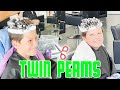 TWIN TEN YEAR OLDS GET A PERM FOR THE FIRST TIME | BACK TO SCHOOL HAIR