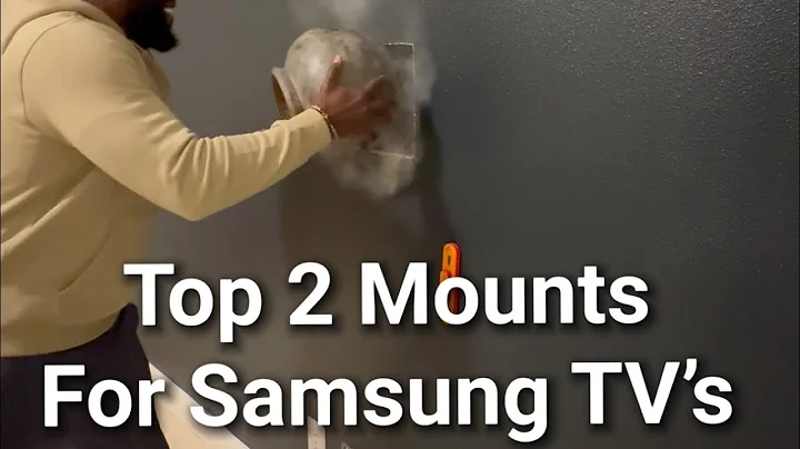Top 2 mounts for your Samsung TV (full video)