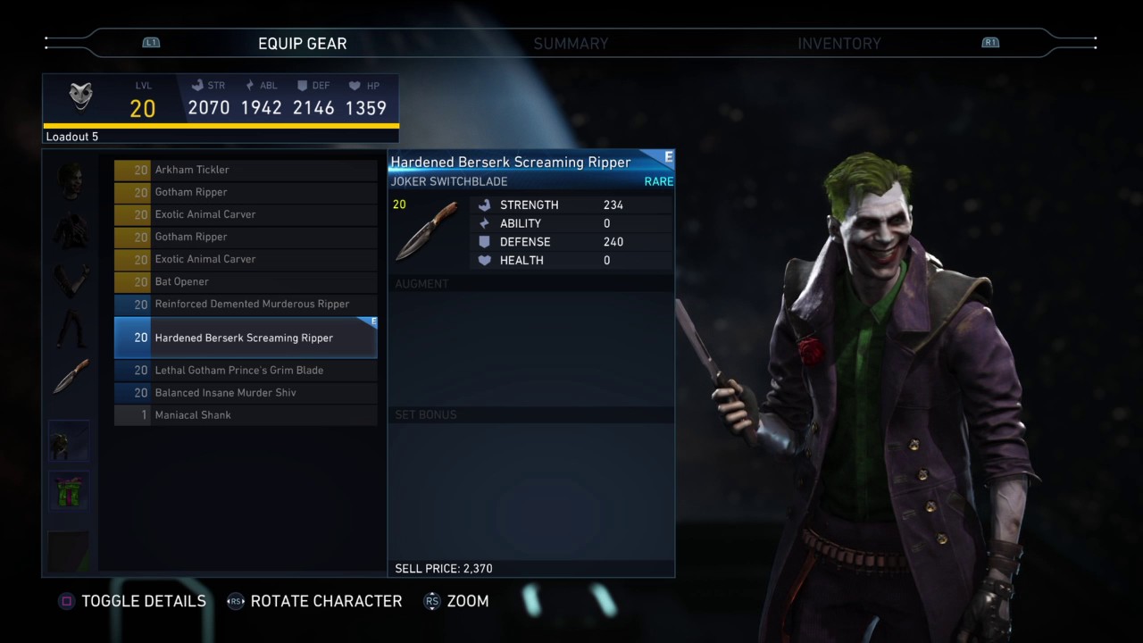Injustice 2 Injustice Joker Inspired Gear Loadout Showcase YouTube