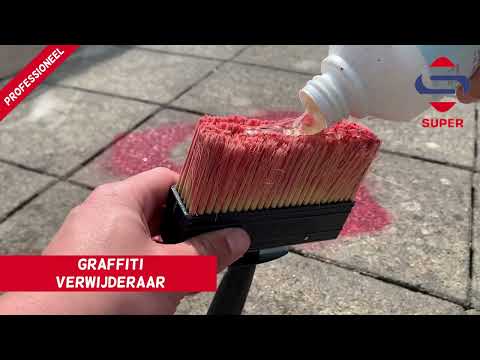 SuperCleaners product video Graffiti verwijderaar