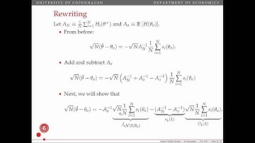 Consistency and normality of M-estimators: Part 2