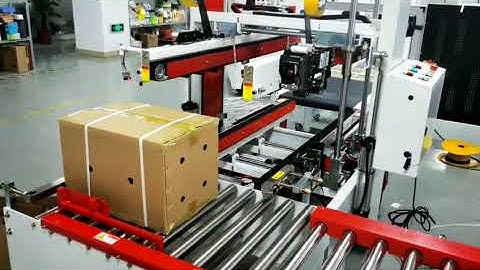 Fully automatic folding I-shaped carton sealer SCF-50I + SCF-50H