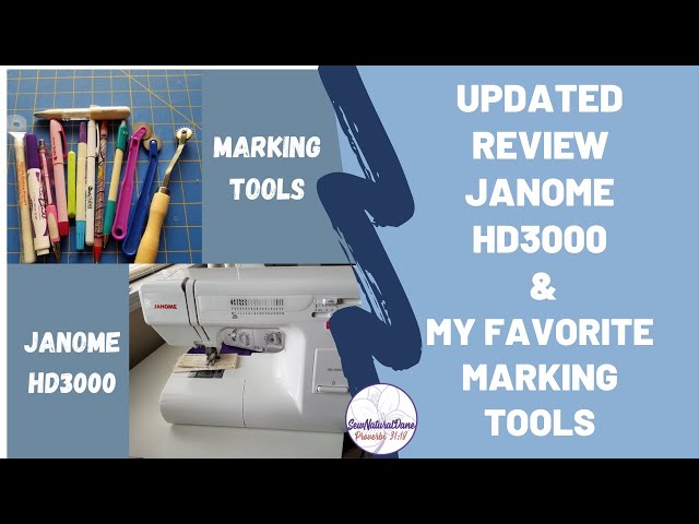 Janome HD3000 Review - Feature-Packed Powerful Workhorse ⋆ Hello