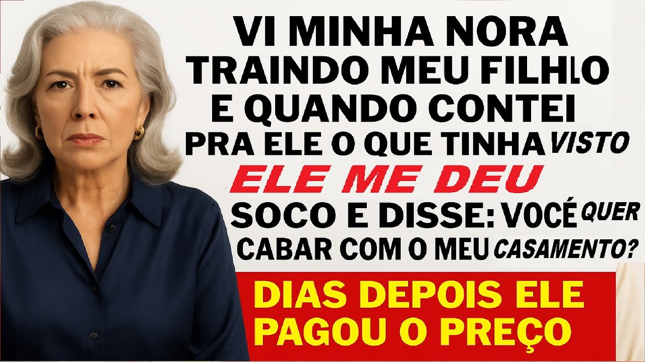 LEVEI UM SOCO POR PEGAR MINHA NORA TRAINDO MEU FILHO… DIAS DEPOIS ELE PAGOU O PREÇO
