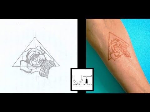 rose-in-triangle---henna-tatto
