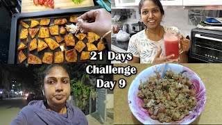 21 Days Weight Loss Challenge Day 9 | Periods appo exercise pannalama? | Important Morning Diet Tips