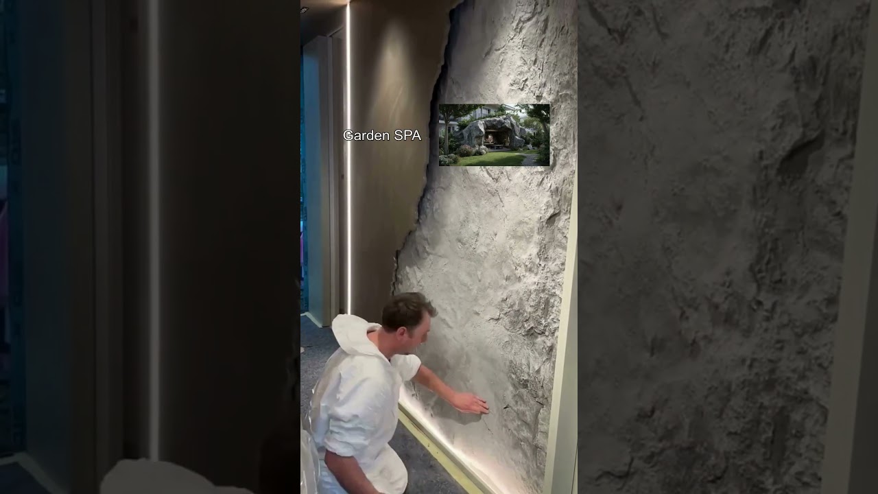 3D Flexible DIY Rock Formation Panel