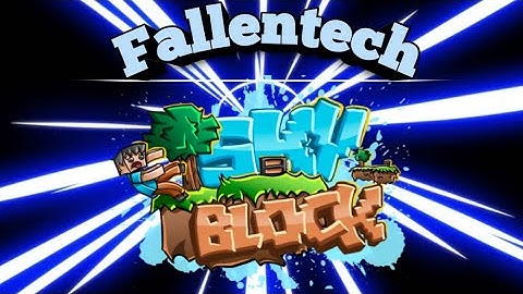 Fallentech Skyblock EP 1| Donating To The People In Need