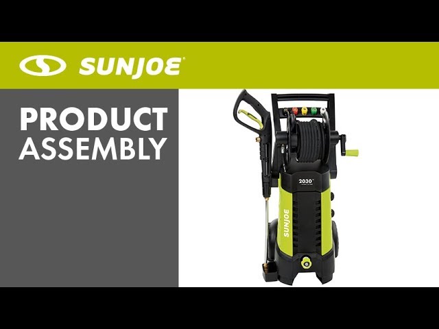 SPX3001 - Sun Joe Electric Pressure Washer with Hose Reel - Assembly Video  