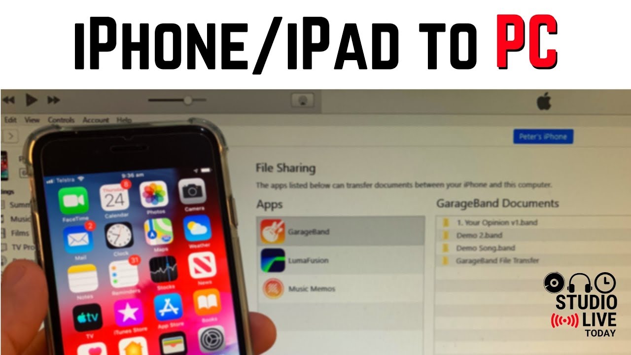 How To Copy Files From Iphone Ipad To Windows Pc Youtube