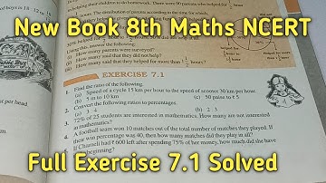 Chapter-7 Ex-7.1 Comparing Quantities || Class 8 Maths New Book