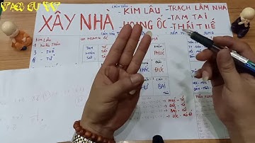 Tính KIM LÂU , HOANG ỐC , CỬU TRẠCH , THÁI TUẾ , TAM TAI để xây nhà đơn giản mà chuẩn nhất .