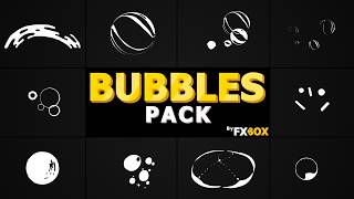 Bubble Elements (Ae, Pr, Dr, FCPX) Free Liquid Bubble Kit