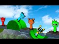 INCREDIBOX SPRUNKI Cars vs Two Sides Speed Bumps