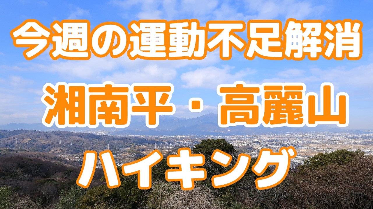 【低山ハイク】今週の運動不足を解消！湘南平・高麗山ハイキングで絶景に出会う。今日は富士山は観られるのか？