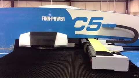 CNC Turret Punch: 33T Finn Power C5, Siemens 840D, 6 A/I, 2 Multi-Tool, 48" x 96", 2005