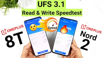 Oneplus Nord 2 vs Oneplus 8T UFS 3.1 Speedtest Comparison Old Gen vs New Gen 🔥🔥🔥