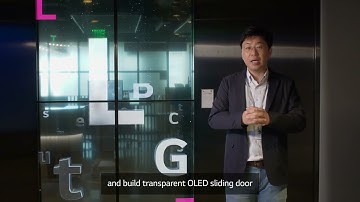 Transparent OLED Doors