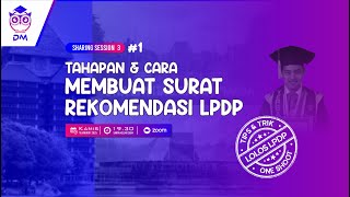 PAHAMI SEBELUM DAFTAR! SURAT REKOMENDASI LPDP I | Sharing Session 3 #1 PAHAMI SEBELUM DAFTAR! SURAT REKOMENDASI LPDP I | Sharing Session 3 #1