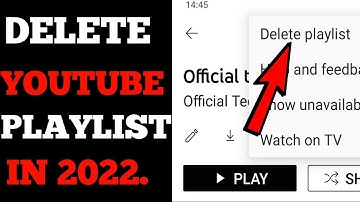 HOW TO DELETE YOUTUBE PLAYLIST|2022.