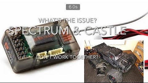 Spectrum Receiver Doesn’t Work With Castle Creation ESC Properly Why? Answers in this video