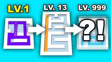 999 LEVELS in JUST 9 MINUTES! Roller Splat - iPhone/iOS/Android Gameplay