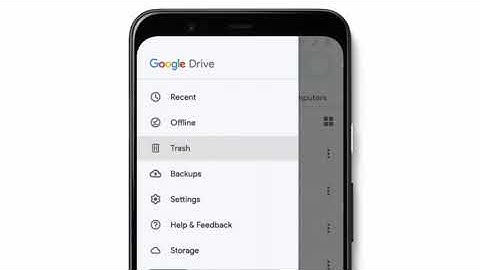 How to Restore a file from Google Drive Trash  Mobile Application - Quick Fix