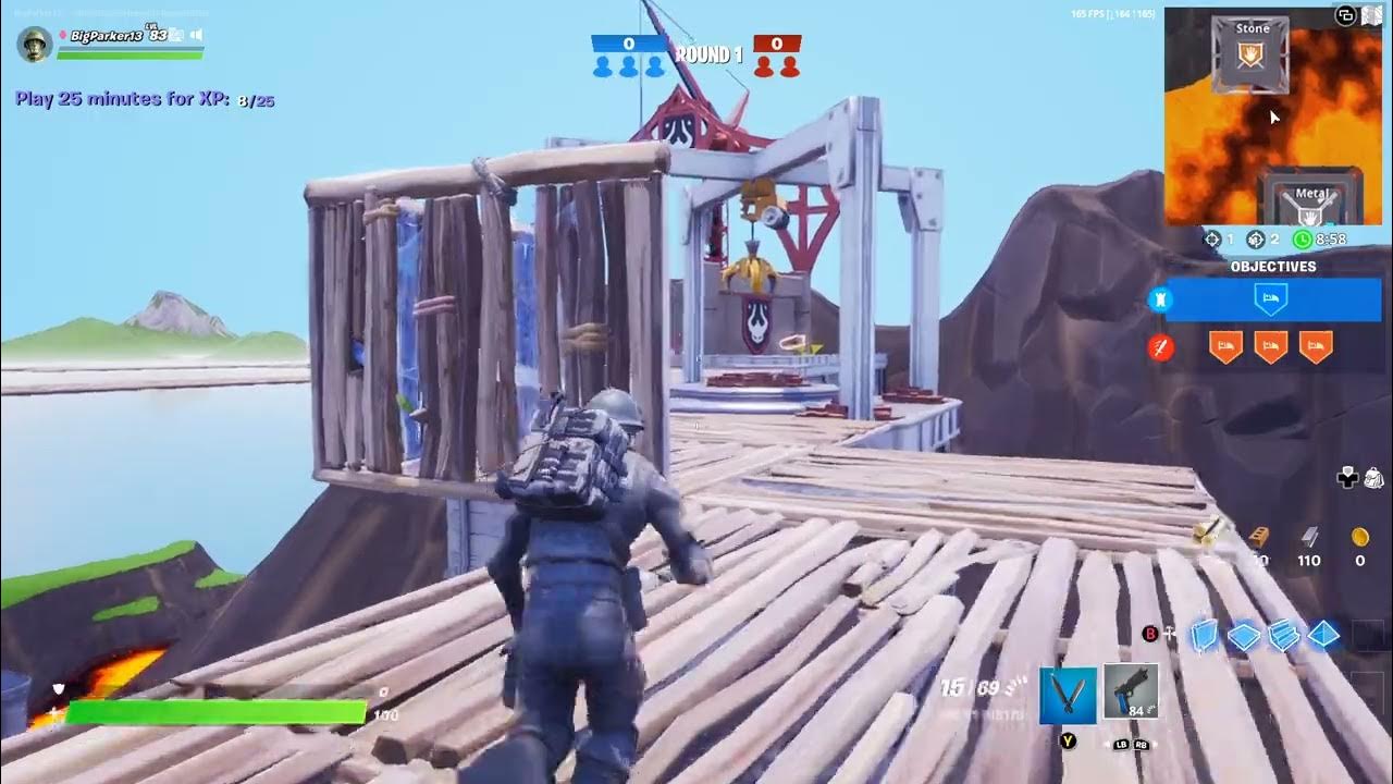 Fortnite Action in Troll Bed Wars 