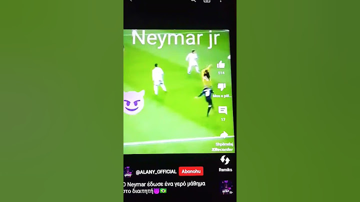 Ο Neymar έδωσε ένα γερό μάθημα στο διαιτητή,😈🇧🇷