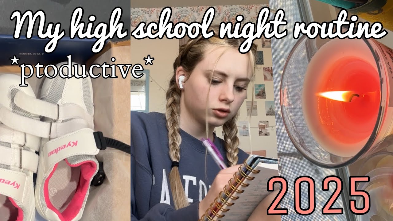 Productive & Realistic Night Time Routine | as a SENiOR 2025 | AllyyA # ...