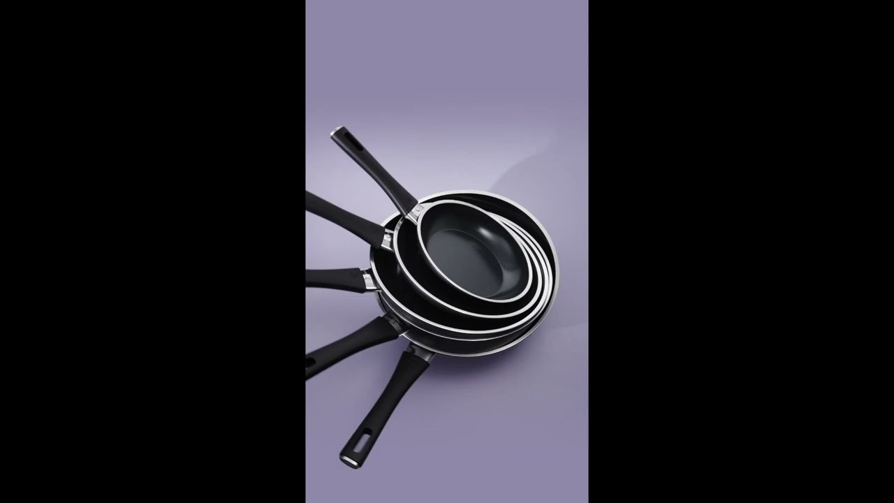 Video 1 per Padella - 24 cm, alluminio, Ceraforce Black