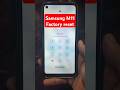smasung m11 factory reset setting#shorts