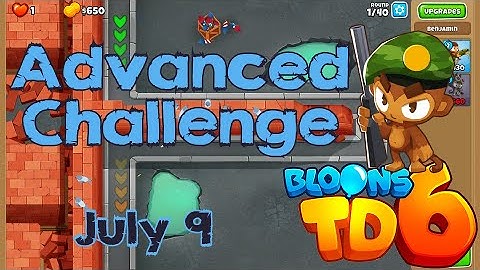 Bloons TD 6 Advanced Challenge | 40 Round Of Hell | Full MK No Powers Used | July 9 2022
