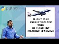 Live- Implementation Of Flight Fare Prediction Web App Project With Deployment