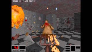 Blood speedrun E1M1 in 0:19 (EC)
