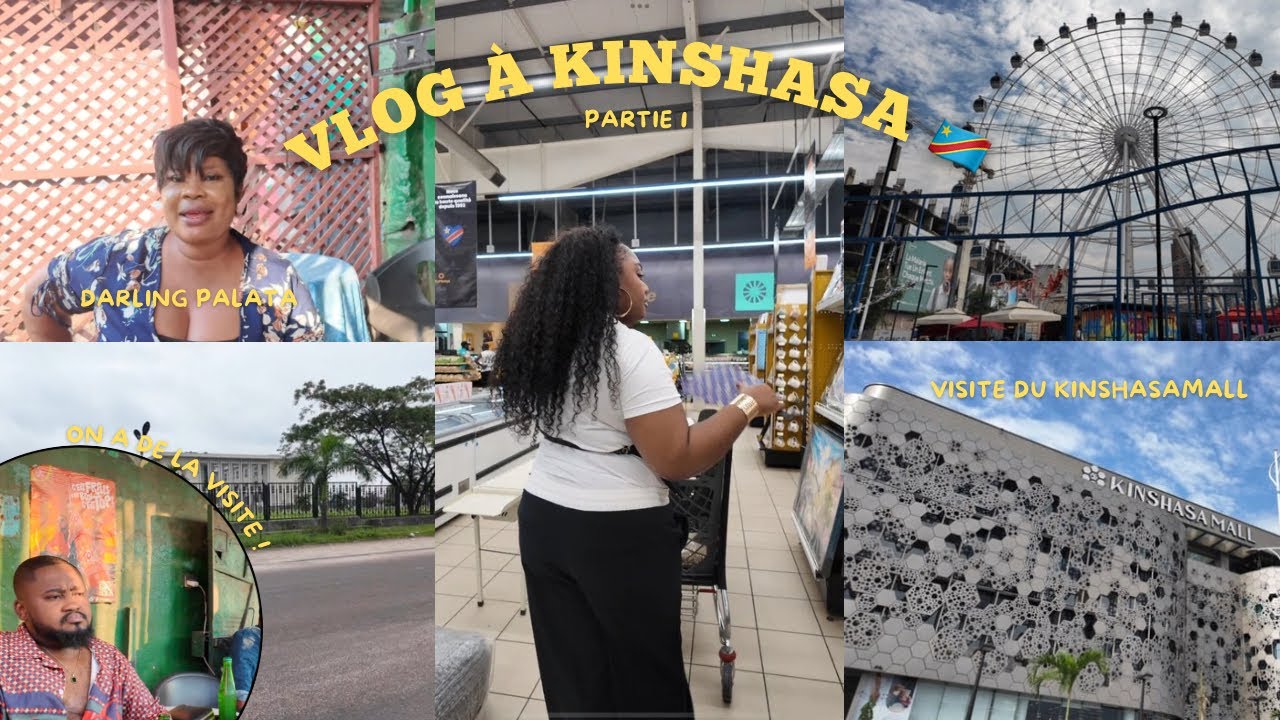 Vlog à Kinshasa( partie 1)🇨🇩: Suivez moi dans mes aventures ( sortie entre amis, visite du mall)