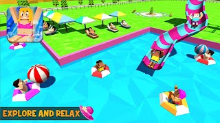 Water Park Craft GO: Waterslide Building Adventure - iOS Android screenshot 2