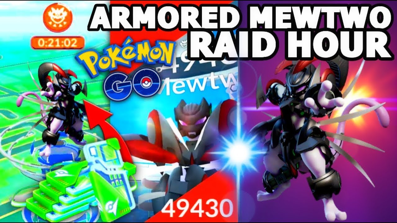 Armored Mewtwo Raid hours, counters, & 100% IV in Pokemon GO