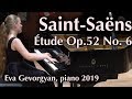 Saint-Saëns: "Étude  en forme de valse" Op.52 No. 6 piano