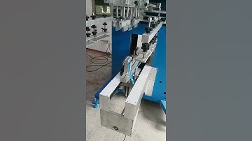 Two color screen printing machine PLC control