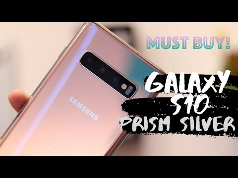 Samsung Galaxy S10 Prism Silver Hands On!