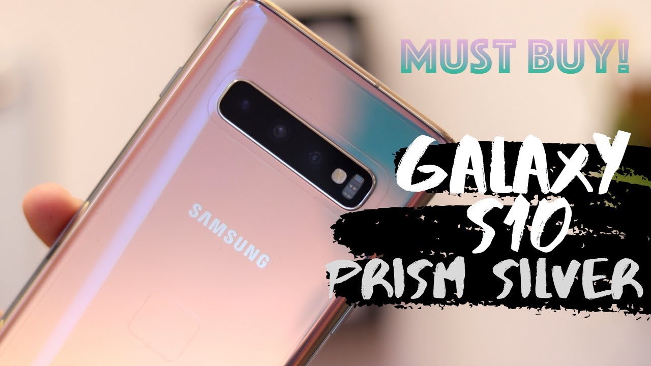 Samsung Galaxy S10 Prism Silver Hands On!