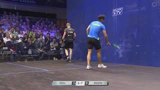 Joel Makin Vs Paul Coll Rally - Canary Wharf Classic - Quarter-Finals