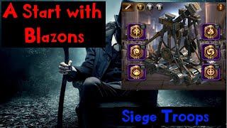 Evony - A Start with Blazons - SIEGE #evony #evonythekingsreturn