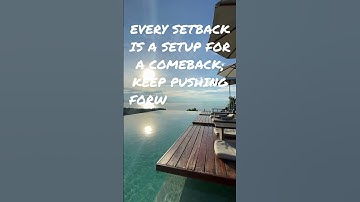 Every setback is a setup for a comeback | Daily Inspiration |  #motivation  #quotes  #goodvibes